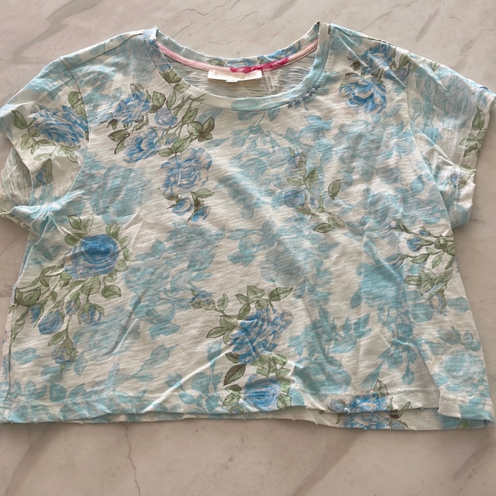 Loveshack Fancy Cropped Tee